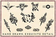 Ultimate Retro Tattoo Collection, an Animal Illustration by Piddix Archives (Thumbnail 18 of 21)