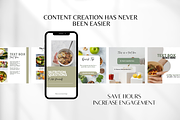 250 Food Themed Instagram Templates, a Social Media Template by SociallyyCreative (Thumbnail 8 of 10)