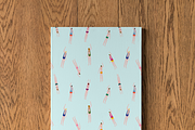 Swimmers in the pool pattern, a Pattern Graphic by bigmomentsdesign (Thumbnail 11 of 13)
