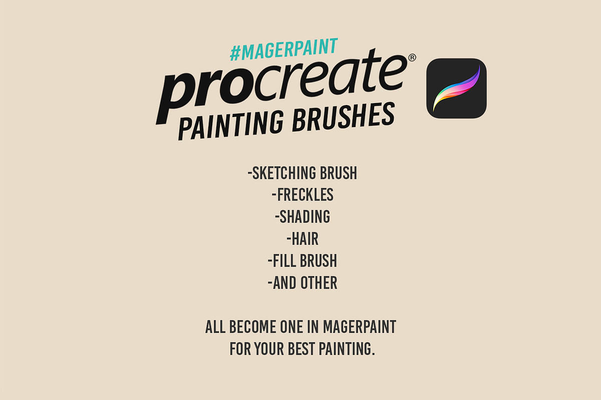 MAGERPAINT - Procreate Brushes, a Brush Add-On by Nurmiftah (Photo 4 of 6)