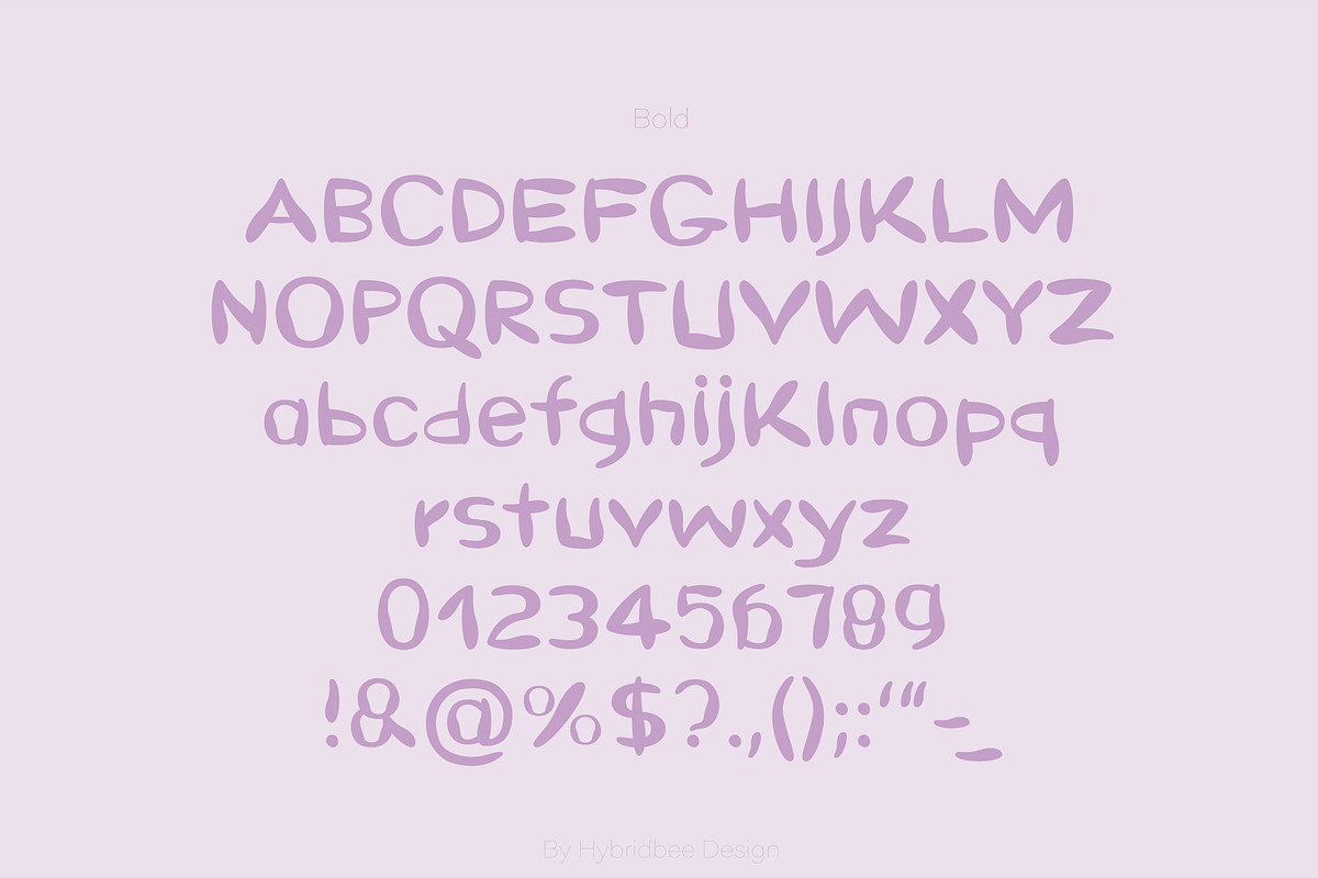 GRAPE CANDY – Sans Serif font, a Sans Serif Font by Hybridbee Design (Photo 7 of 10)