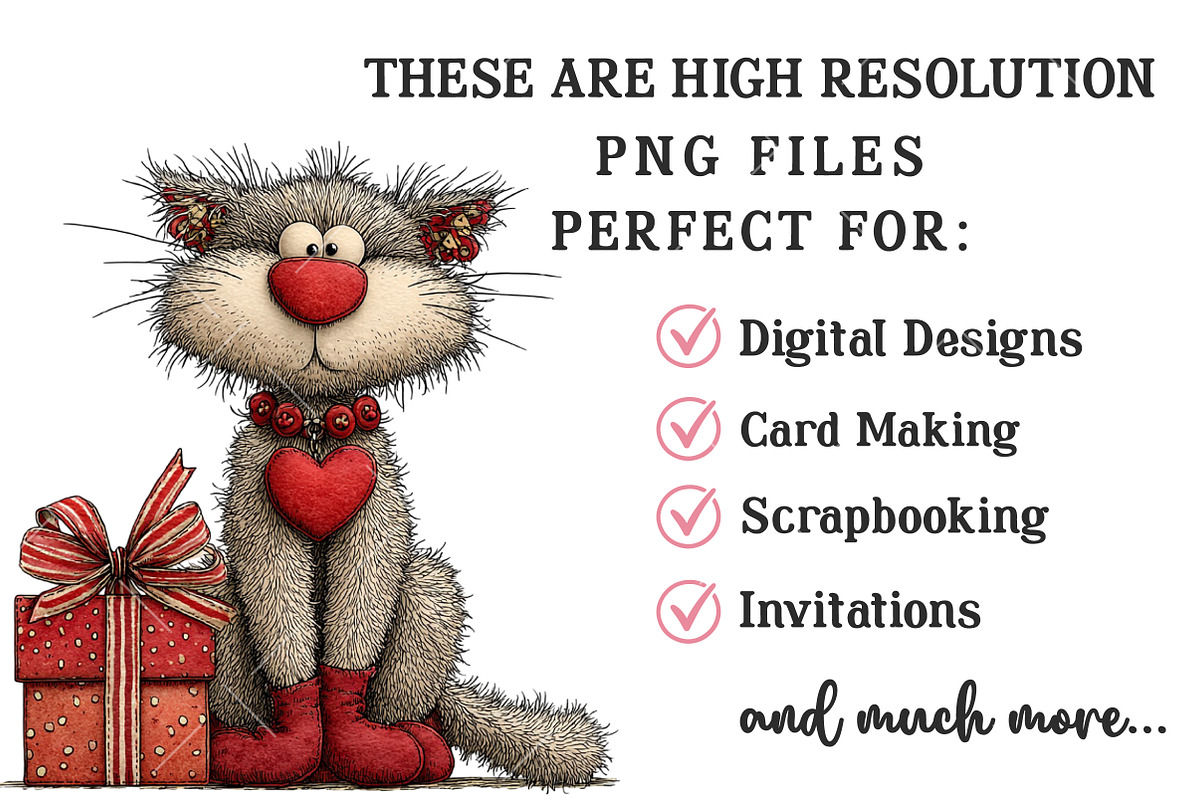 Whimsical Valentine's Day Clipart, an Illustration by OK Design (Photo 6 of 6)