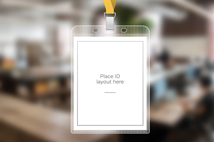 ID Holder Mockup