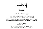 Font Lucy Cute Sans Serif Typeface, a Sans Serif Font by PageLightStudios (Thumbnail 1 of 4)