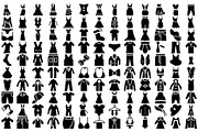 Cloths Vector Icons Modern Designs., an Icon by Vector Portal (Thumbnail 5 of 9)
