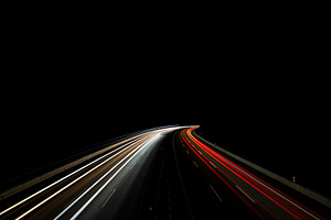 Highway at night featuring canon, mark iii, and motorway