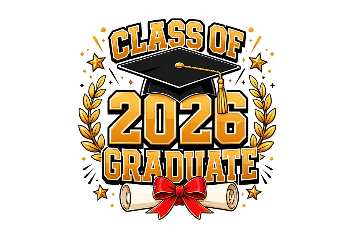 2026 Graduate Shirt SVG, a Seasonal Illustration by DreamArtGraphic (Photo 1 of 5)