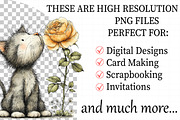 Spring Cat Clipart, an Illustration by Daily.Designs (Thumbnail 2 of 8)