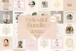 Celestial Instagram Post Templates