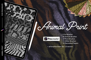 Animal Print brushes for Procreate 2