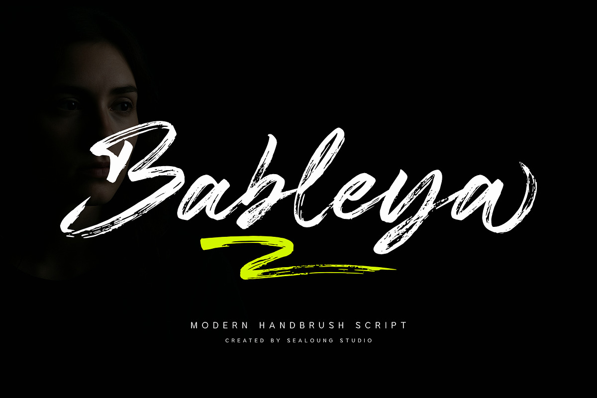 Bableya - Modern Handbrush Script, a Handwritten Font by Sealoung (Photo 1 of 12)