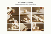 Transparent Candle Mockup Bundle, a Packaging Mockup by Wildfield Studio (Thumbnail 4 of 17)