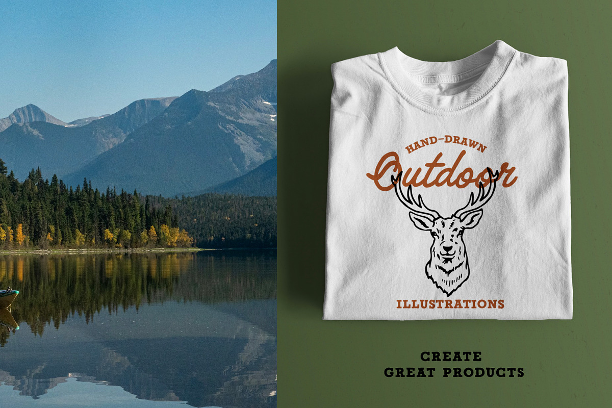 Hand-drawn Outdoor Illustrations, an Object Illustration by cd-design.co (Photo 6 of 8)