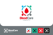 Blood Care Logo design, a Design Template by Lucky Creative (Thumbnail 1 of 4)