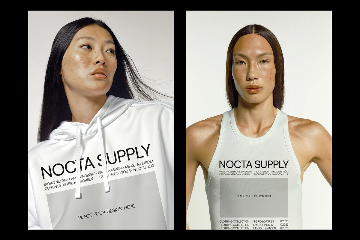 Clothing Mockup Collection NC-23, an Apparel Mockup by NOCTA SUPPLY (Photo 2 of 4)