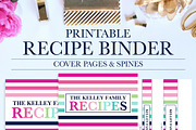 Printable Recipe Binder Kit, a Stationery Template by Jessica Marie Design (Thumbnail 3 of 5)