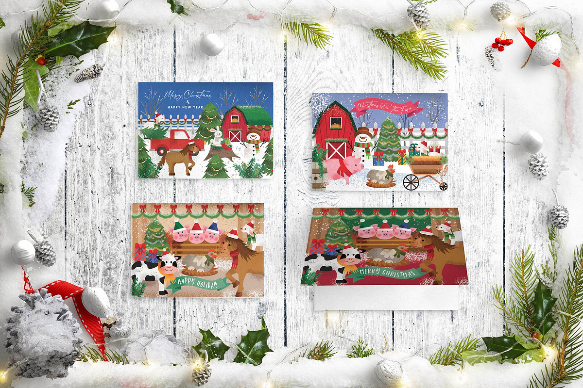 Christmas On The Farm, an Object Graphic by caocastudio (Photo 4 of 4)