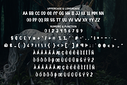 Spooky Unicron | Script Font, a Script Font by Scratchones (Thumbnail 7 of 8)