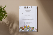 Elegant Floral Wedding bundle, an Invitation Template by WynterLife Studio (Thumbnail 3 of 6)