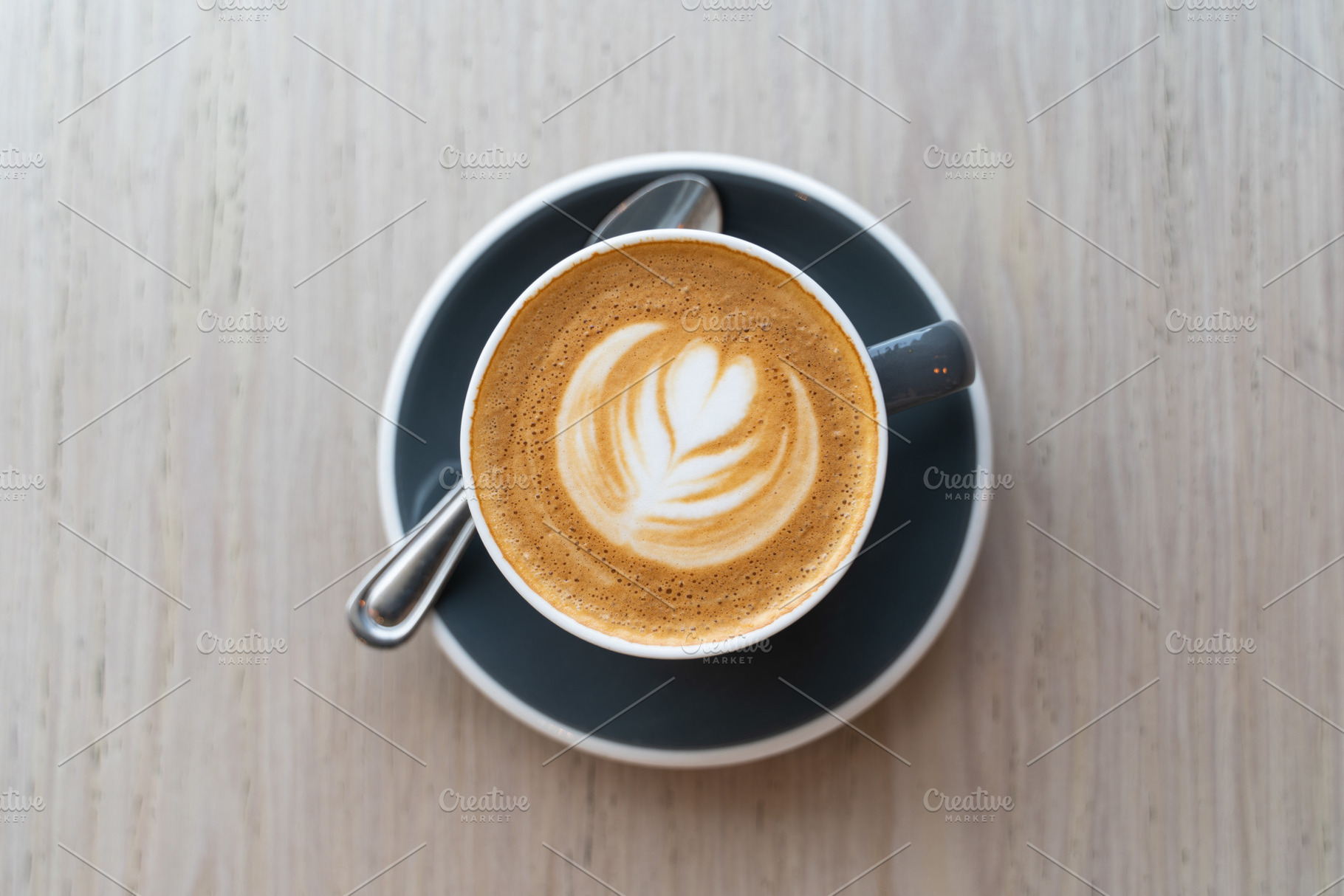A Cup of Latte, a Food & Drink Photo by HBStocks
