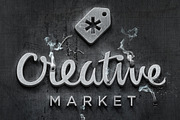 Wall Mockup Metal Style, a Mockup by Chuhe86 (Thumbnail 1 of 2)