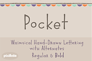 Pocket Px cute font, a Script Font by Letradora (Thumbnail 1 of 4)