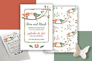Wedding Set - love birds, an Invitation Template by Kseniia Kuznetsova (Thumbnail 2 of 4)