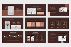 Lonoa Brown Pitch Deck Google Slides