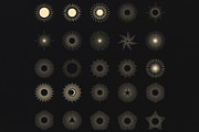 Sunburst, Sun, Moon & Stars vectors, an Illustration by jessicamdesign (Thumbnail 6 of 8)