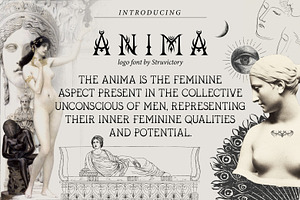 Anima - Tribal Mystical Logo Font