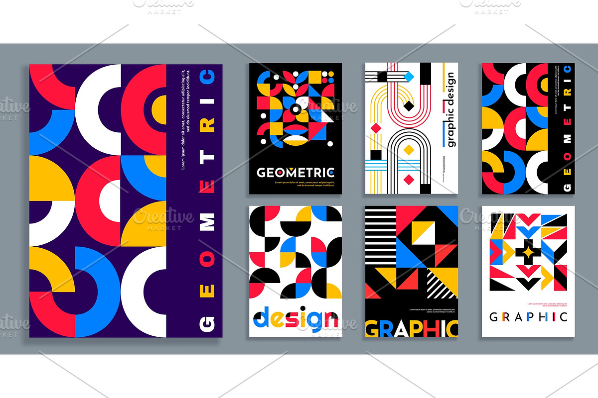 Abstract modern cover, posters, a Decorative Illustration by Vector ...