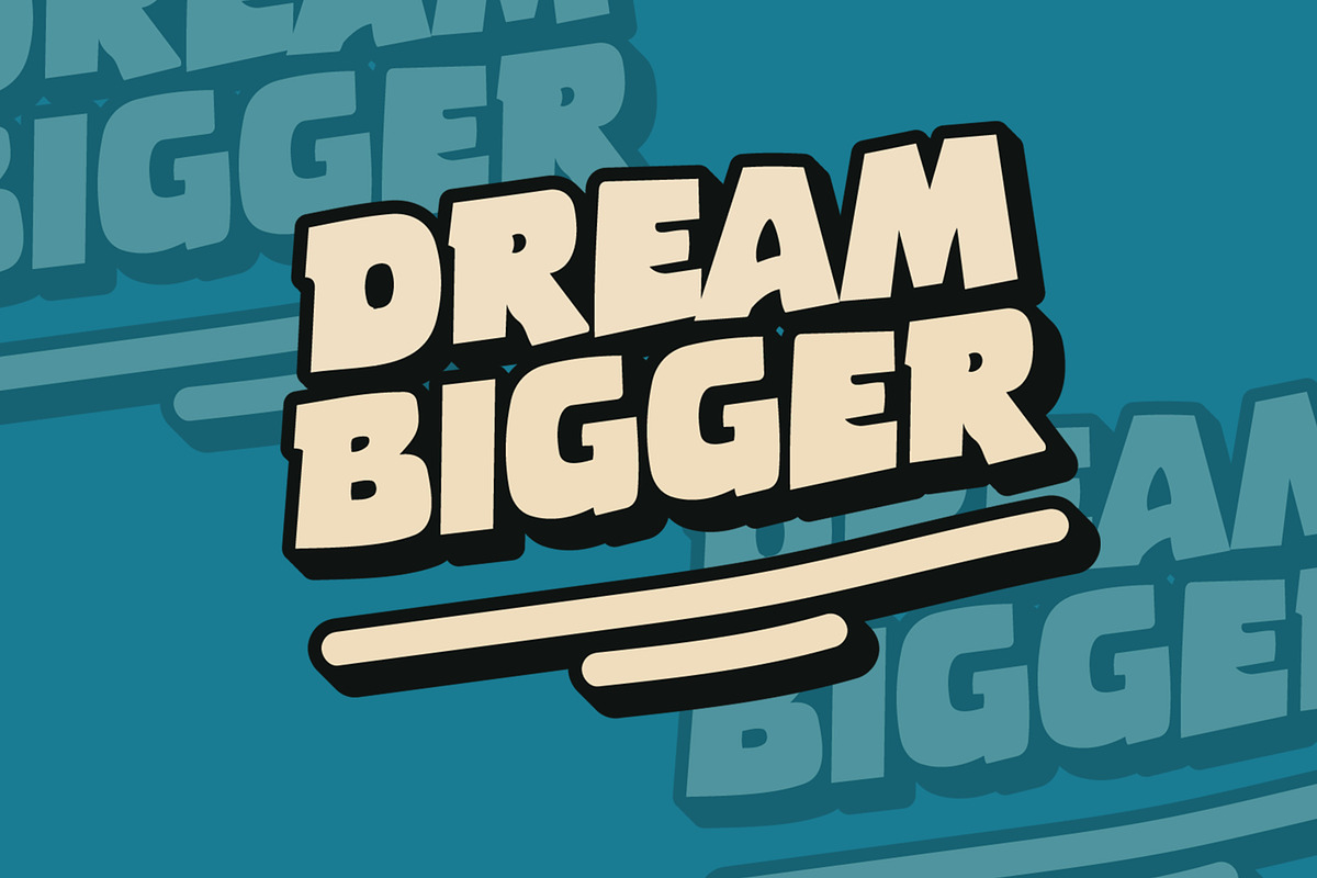 Wacky Pop – Cartoon Display Font, a Sans Serif Font by Brainwave (Photo 7 of 9)