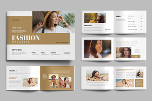 Modern Fashion Magazine Template, a Magazine Template by MightyDesign