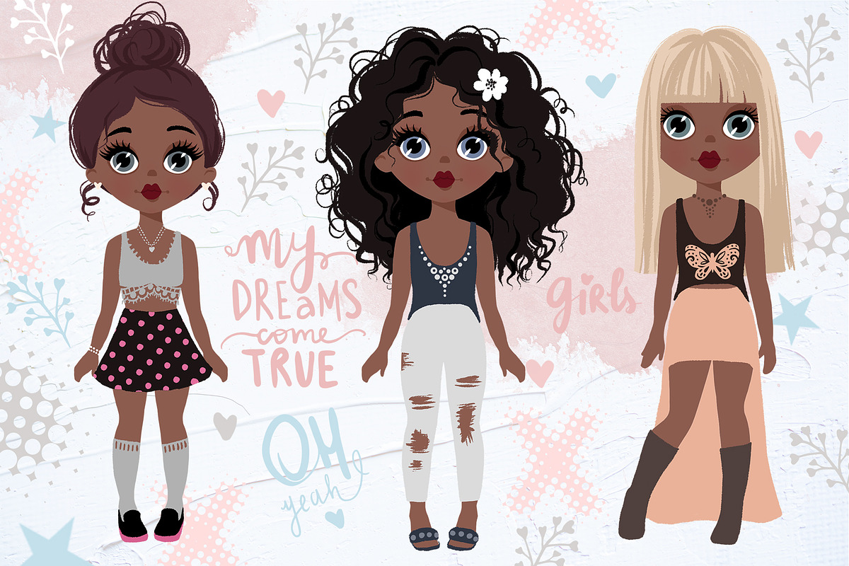 Character Creator! Boys & Girls, a Decorative Illustration by Yana Lesiuk (Photo 9 of 12)