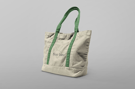 MF Green Accent Stylish Reusable Bag