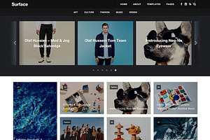 Surface - Magazine-Style Theme