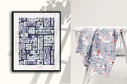 Sunny Winter: patterns & posters, a Decorative Illustration by Mona Ahmed (Thumbnail 10 of 10)