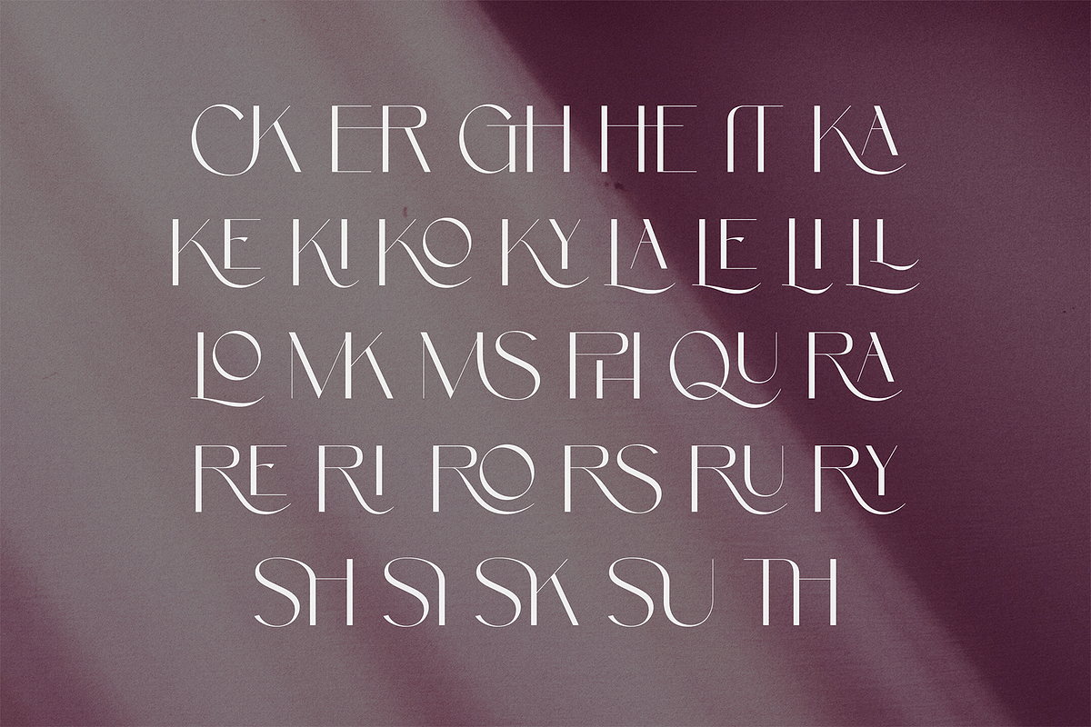 Rockwell - Sans Serif Ligature Font, a Sans Serif Font by Surplus Type Co (Photo 3 of 7)