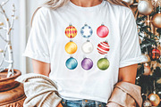Christmas Baubles Sublimation Clipar, an Illustration by Libby Wishes (Thumbnail 6 of 7)