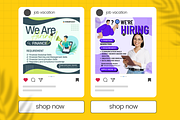 Job Vacancy Canva Layout, a Templates & Theme by Visuallay (Thumbnail 5 of 6)