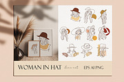 One Line Art Woman Boho, a Person Illustration by velychko.ua (Thumbnail 5 of 8)