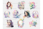 Pastel Princess Watercolor, a Person Illustration by GlamArtZhanna (Thumbnail 4 of 5)