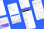 Fintech & Banking Mobile App UI kit, an App Template by ulvinomarov (Thumbnail 2 of 3)