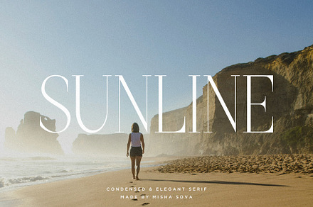 SUNLINE - Condensed & Elegant Serif