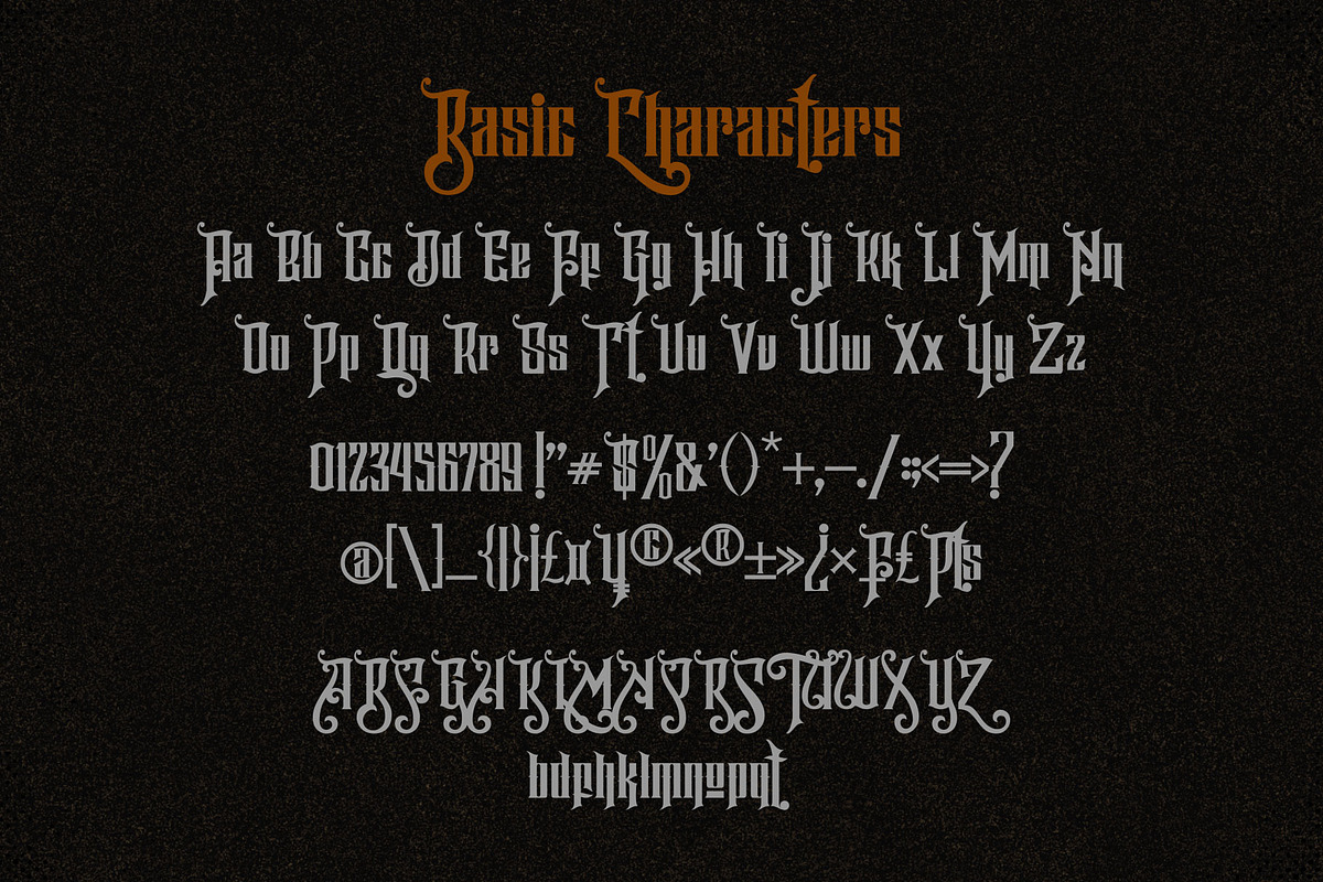 Hijrah, a Blackletter Font by Omotu Studio (Photo 10 of 13)