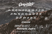 Orgistar - Bold Script Font, a Script Font by HanzelSpace Studio (Thumbnail 9 of 9)