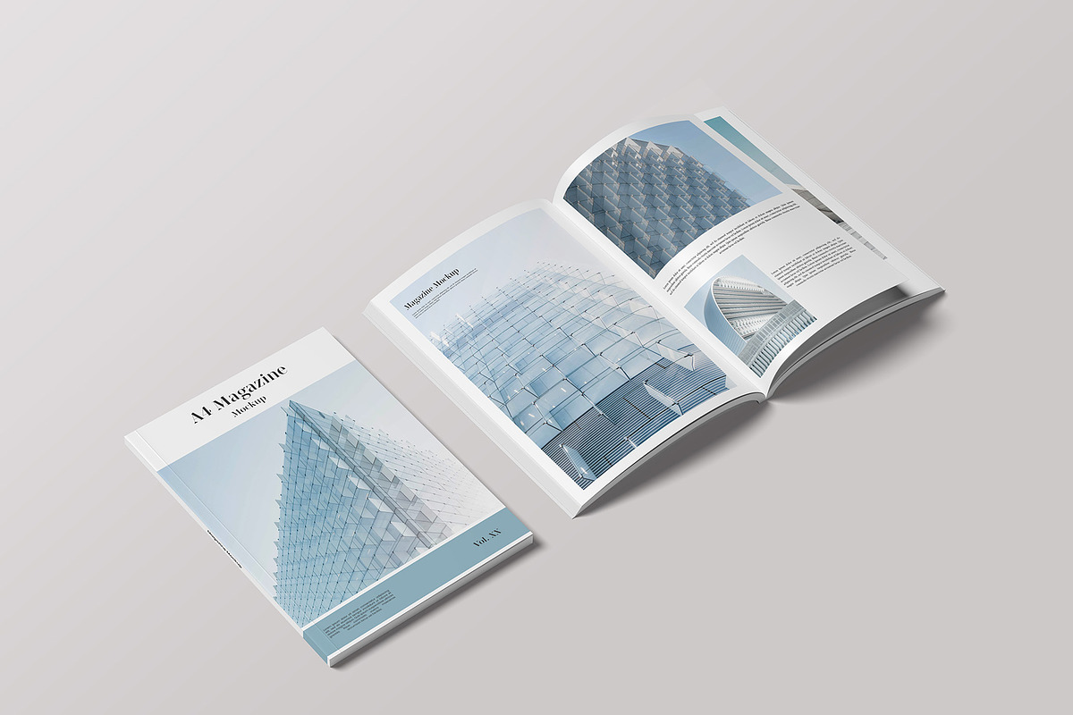 A4 Magazine Mockup, a Magazine Template by Graphicbars (Photo 5 of 16)