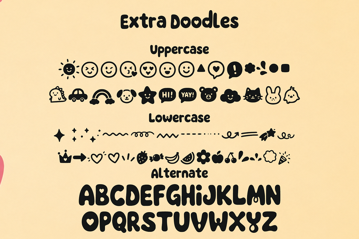 Migo Wise is a playful, a Handwritten Font by cocodesign (Photo 7 of 7)