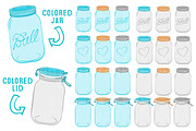 Tropical Blue Jar Vectors & Clipart, an Illustration by Amanda Ilkov (Thumbnail 2 of 4)
