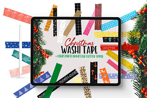 Christmas Washi Tape Stamps